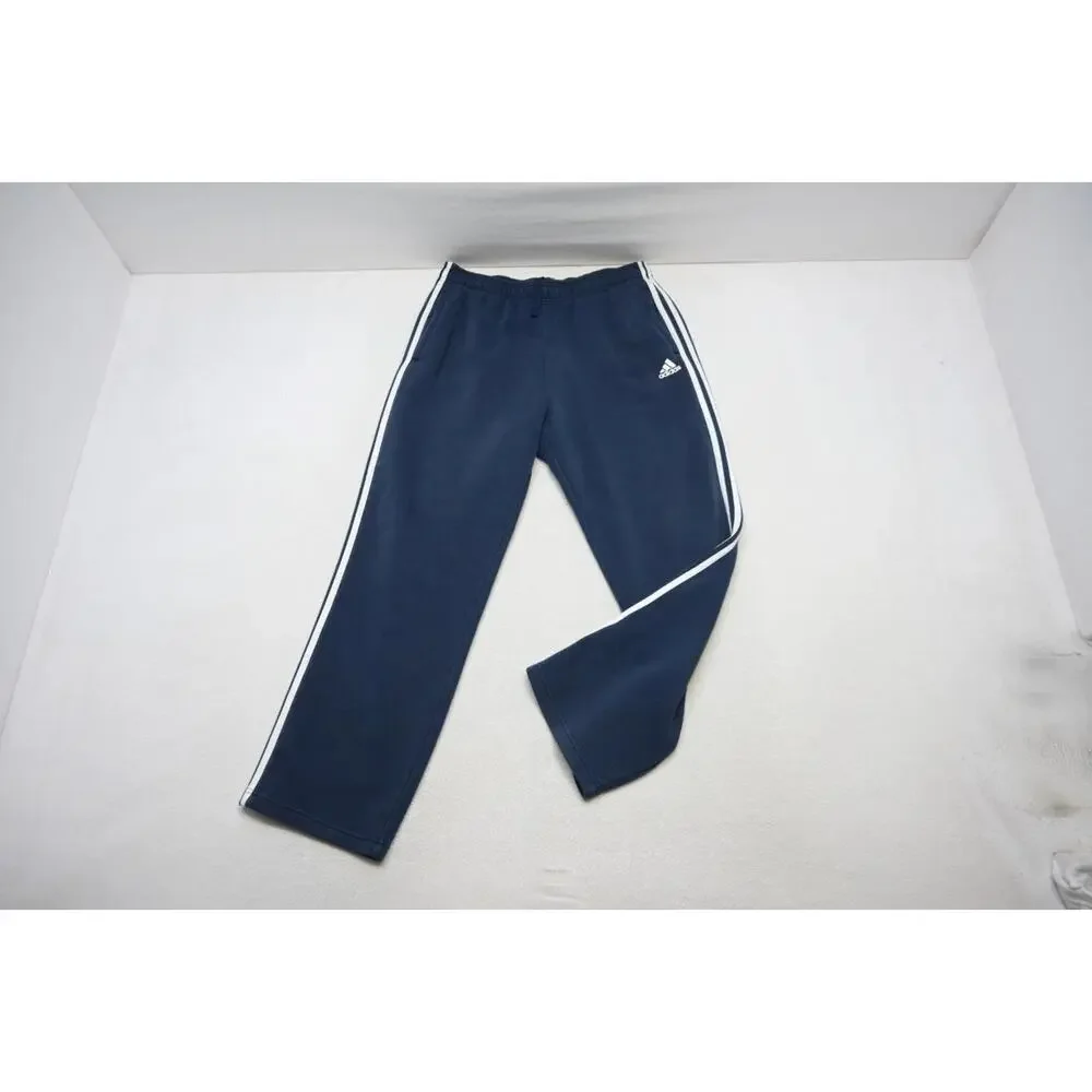 Adidas Sweat Pants Soccer‎ Jogger Athletic Striped Cotton Blend Boys Size XL
